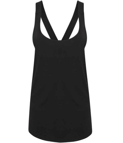 SF Lds Fashion Workout Vest - Black - L